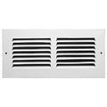 Greystone Greystone ABRGWH146 14 x 6 in. Return Grille with 0.5 in. Fin Louvered - White ABRGWH146